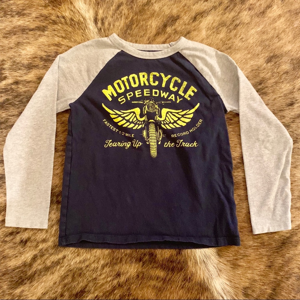 ❤️GAP Boys Motorcycle Tee Sz XS, 6/7
